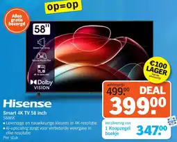 Albert Heijn Hisense Smart 4K TV 58 inch aanbieding