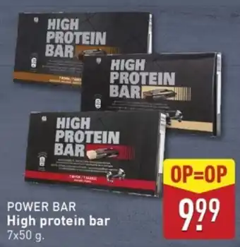 ALDI Power bar high protein bar aanbieding