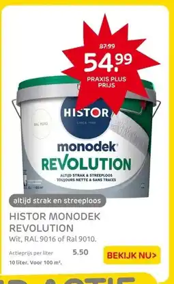 Praxis HISTOR MONODEK REVOLUTION aanbieding