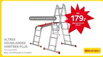 Praxis ALTREX VOUWLADDER VARITREX-PLUS aanbieding