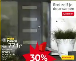 Praxis CANDO VOORDEUR aanbieding