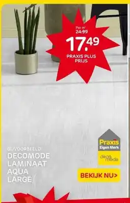 Praxis DECOMODE LAMINAAT AQUA LARGE aanbieding
