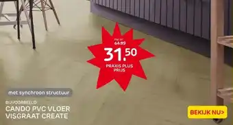 Praxis CANDO PVC VLOER VISGRAAT CREATE aanbieding