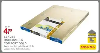 Praxis SENCYS ONDERVLOER COMFORT GOLD aanbieding