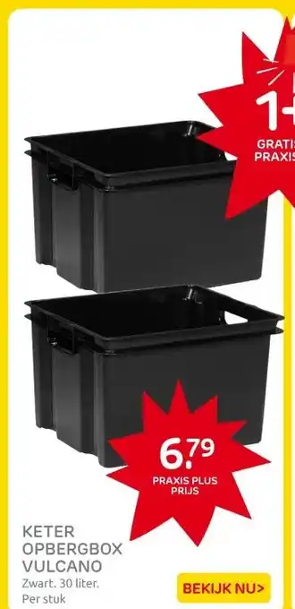 Praxis KETER OPBERGBOX VULCANO aanbieding