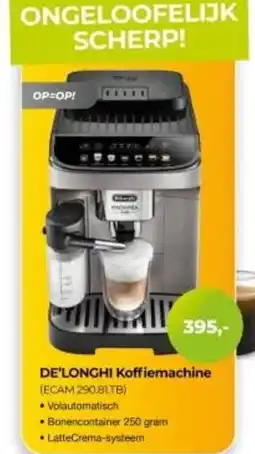 EP Beerepoot De'longhi koffiemachine aanbieding