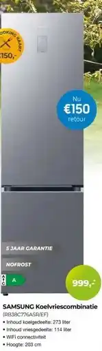 EP Beerepoot Samsung koelvriescombinatie aanbieding