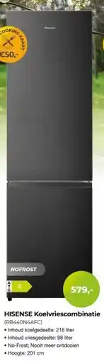 EP Beerepoot Hisense koelvriescombinatie aanbieding