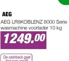 EP AEG LR8KOBLENZ 8000 Serie wasmachine voorlader 10 kg aanbieding