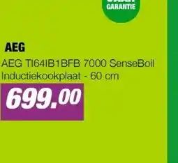 EP AEG TI64IB1BFB 7000 SenseBoil Inductiekookplaat - 60 cm aanbieding