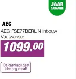 EP AEG FSE77BERLIN Inbouw Vaatwasser aanbieding