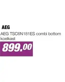 EP AEG TSC6N181ES combi bottom koelkast aanbieding