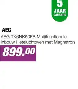EP AEG TK6NK50FB Multifunctionele Inbouw Heteluchtoven met Magnetron aanbieding