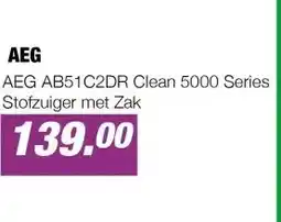EP AEG AB51C2DR Clean 5000 Series Stofzuiger met Zak aanbieding