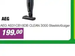 EP AEG AS31CB18DB CLEAN 3000 Steelstofzuiger aanbieding