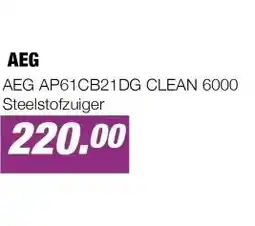 EP AEG AP61CB21DG CLEAN 6000 Steelstofzuiger aanbieding