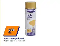 Action Spectrum spuitverf aanbieding