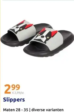 Action Slippers aanbieding