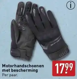 ALDI Motorhandschoenen met bescherming aanbieding