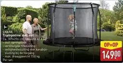 ALDI Crane trampoline met net aanbieding