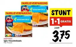 Vomar Voordeelmarkt Iglo visschnitzels aanbieding