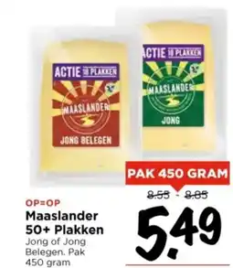 Vomar Voordeelmarkt Maaslander 50+ plakken aanbieding