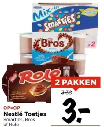 Vomar Voordeelmarkt Nestlé toetjes aanbieding