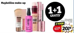 Kruidvat Maybelline make up aanbieding