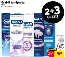 Kruidvat Oral b tandpasta aanbieding