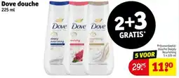 Kruidvat Dove douche aanbieding