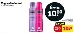Kruidvat Vogue deodorant aanbieding