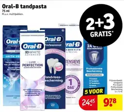 Kruidvat Oral b tandpasta aanbieding