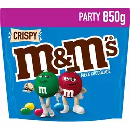 Albert Heijn M&M'S Crispy melk chocolade party aanbieding