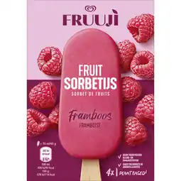 Albert Heijn Ola Fruuji sorbetijs framboos aanbieding