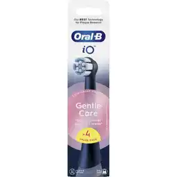 Albert Heijn Oral-B IO gentle care opzetborstels zwart aanbieding