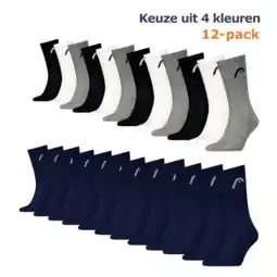 ANWB Head Training 12 paar Sportsokken Wit aanbieding