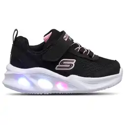 Foot Locker Skechers Sola Glow Unisex Schoenen - Zwart - Maat: 21 - Plastic - Foot Locker aanbieding