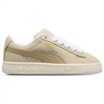 Foot Locker Puma Suede Unisex Schoenen - Beige - Maat: 32 - Suède - Foot Locker aanbieding