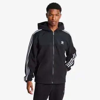 Foot Locker Adidas Adicolor Classics 3-stripes Heren Hoodies - Zwart - Maat: S - Poly Fleece - Foot Locker aanbieding