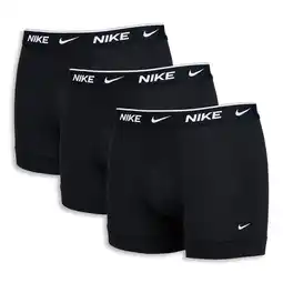 Foot Locker Nike Trunk 3 Pack Unisex Ondergoed - Zwart - Maat: M - Foot Locker aanbieding