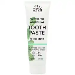 Holland & Barrett Urtekram Whitening Tandpasta Fresh Mint Fluoridevrij - 75ml aanbieding