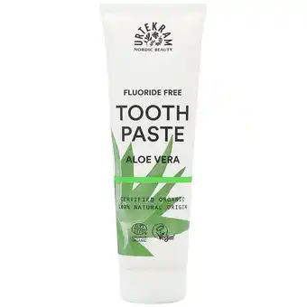Holland & Barrett Urtekram Tandpasta Aloë Vera Fluoridevrij - 75ml aanbieding