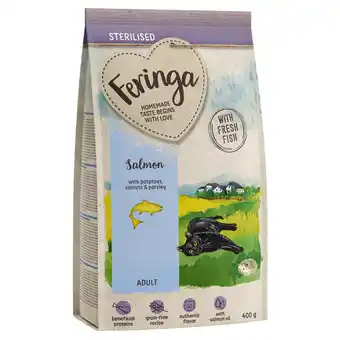 Zooplus Feringa Sterilised Droogvoer - Adult Sterilised Zalm 400 g aanbieding