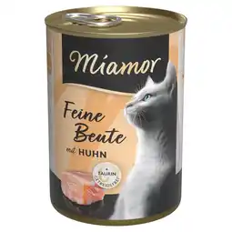 Zooplus Miamor Fijne Prooi Kattenvoer 12 x 400 g - Kip aanbieding