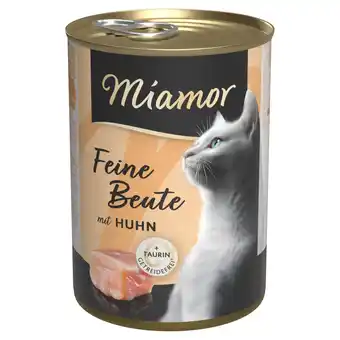 Zooplus Miamor Fijne Prooi Kattenvoer 12 x 400 g - Kip aanbieding