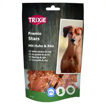 Zooplus Voordeelpakket: 6x100g Trixie Premio Stars met kip & rijst hondensnacks aanbieding