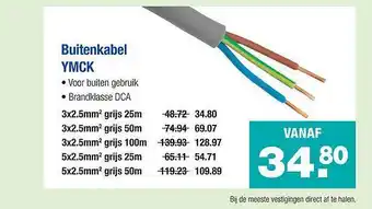 Pontmeyer Buitenkabel YMCK aanbieding