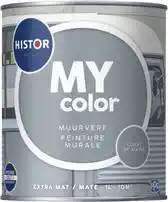 Praxis Histor muurverf My Color extra mat Coast Of Maine 1L aanbieding