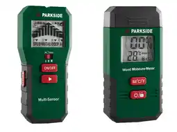 Lidl PARKSIDE Multifunctionele detector / vochtmeter (Bouw- en houtvochtigheidsmeter) aanbieding