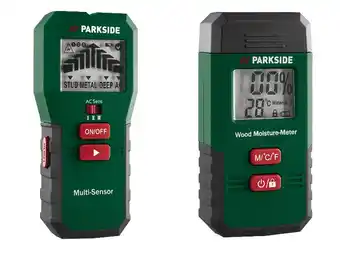 Lidl PARKSIDE Multifunctionele detector / vochtmeter (Bouw- en houtvochtigheidsmeter) aanbieding